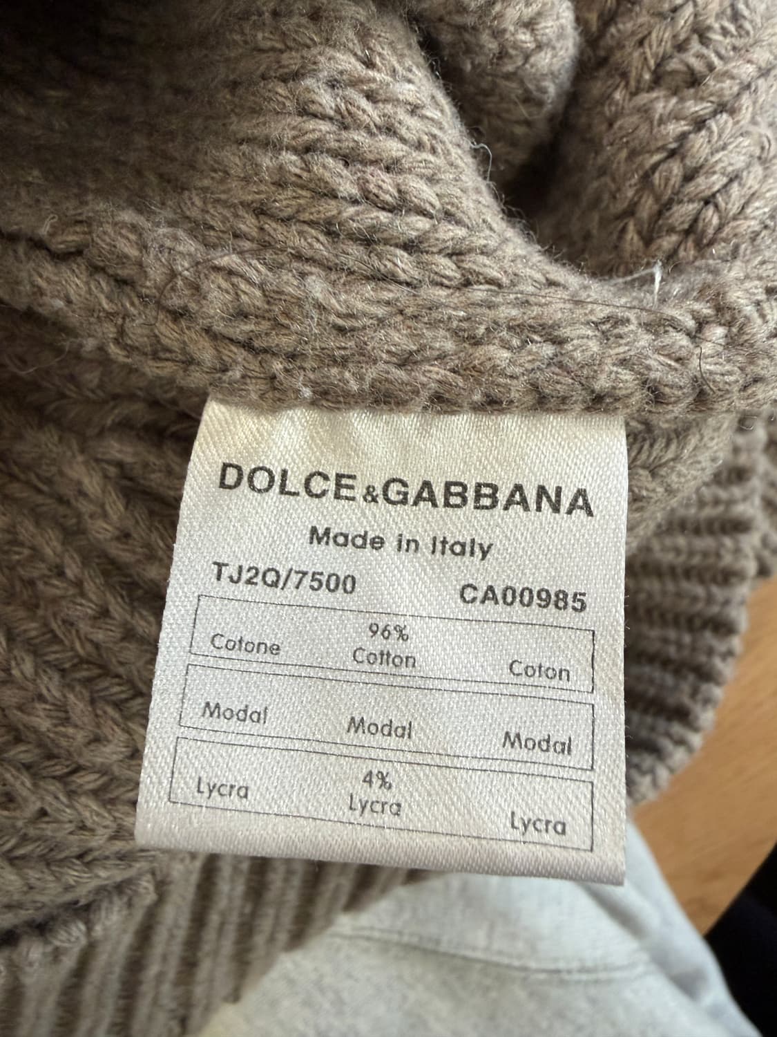 돌체앤가바나 니트 집업 가디건 상품이미지6