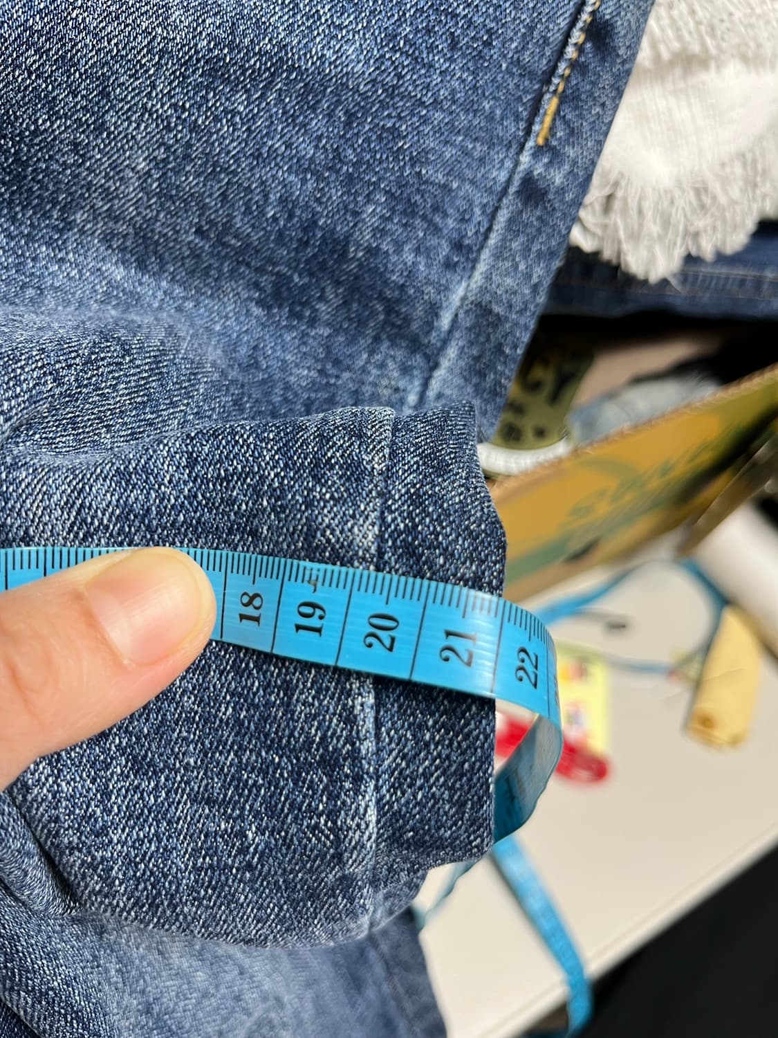 인스턴트펑크 부츠컷 데님 팬츠 1사이즈 상품이미지6