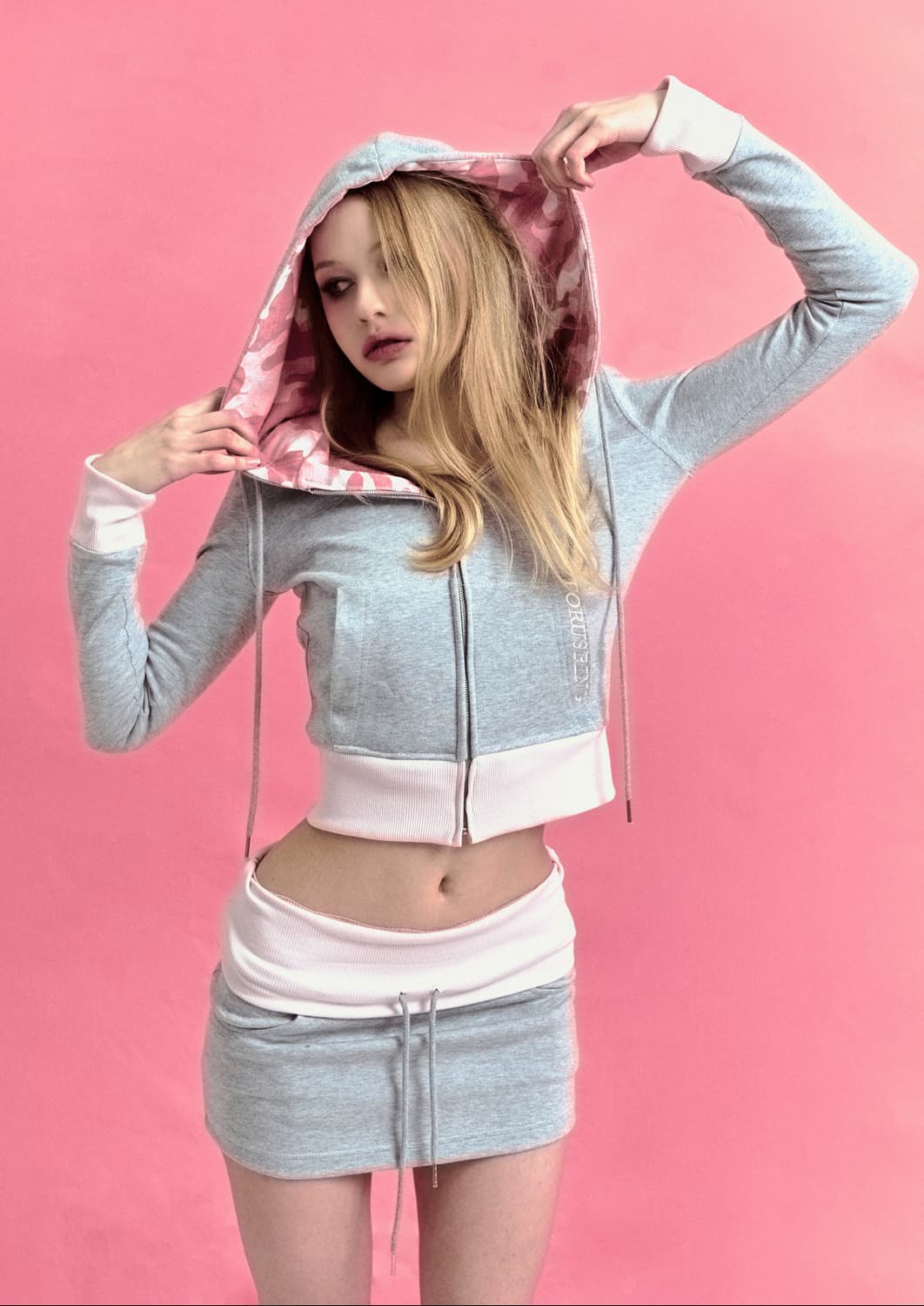 포어링 셋업 forusring bebe cago hoodie 상품이미지1