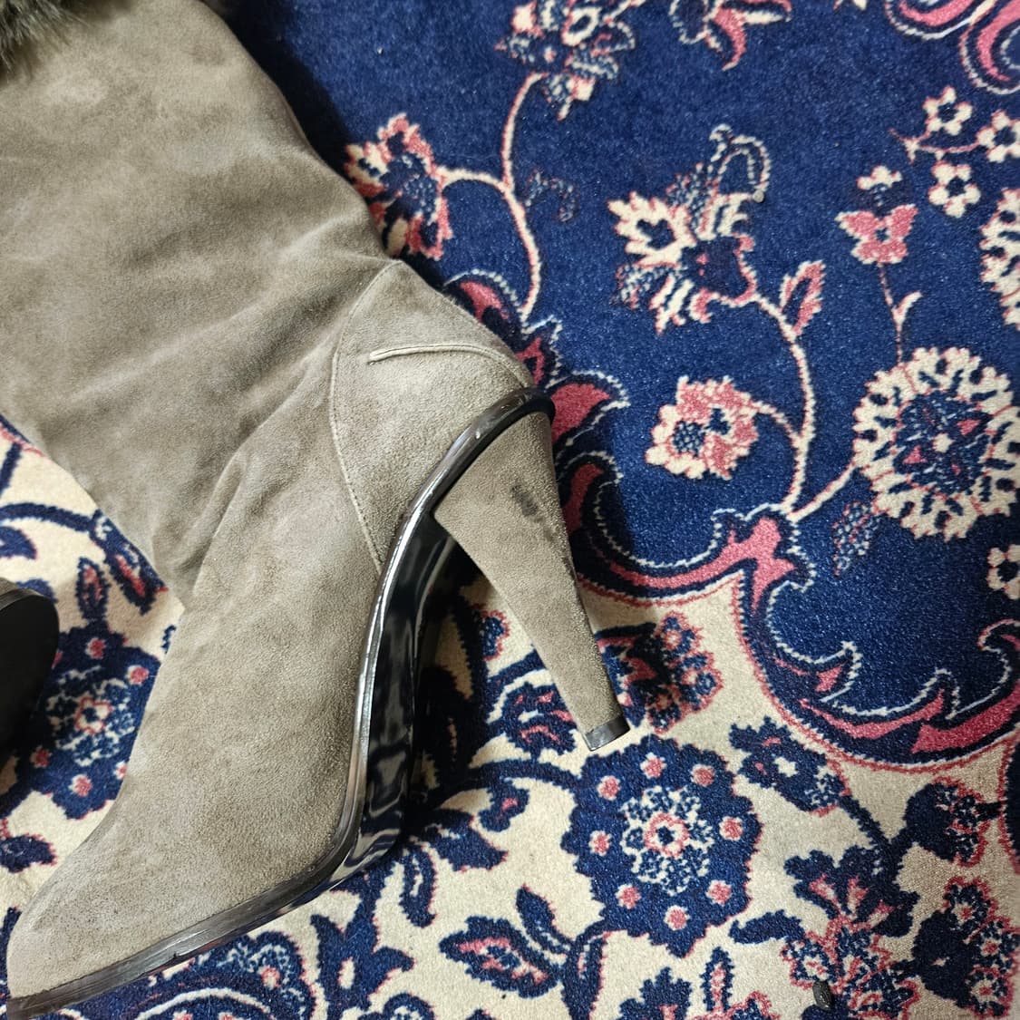 메긴(McGINN) 에코퍼 스웨이드 롤업 부츠 38size 상품이미지6