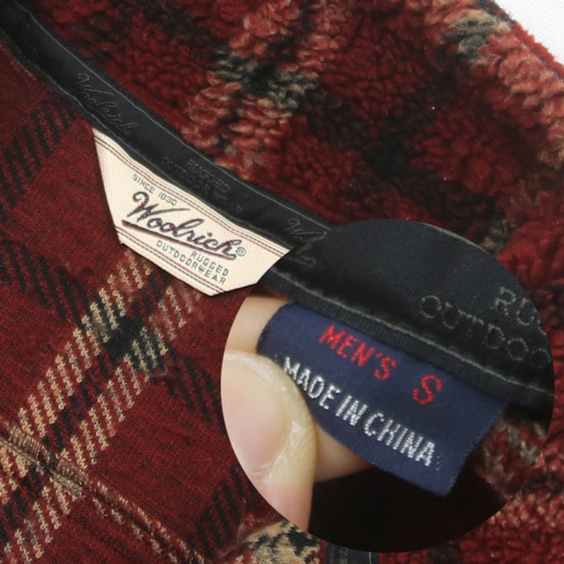 (착용컷) 울리치 아웃도어 아노락 후리스 상품이미지7