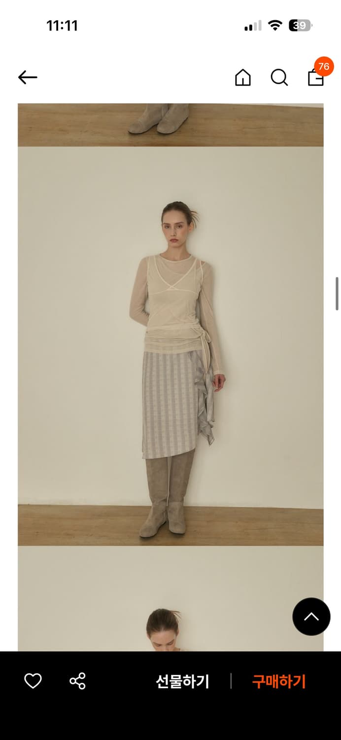 아우로 스커트 상품이미지7