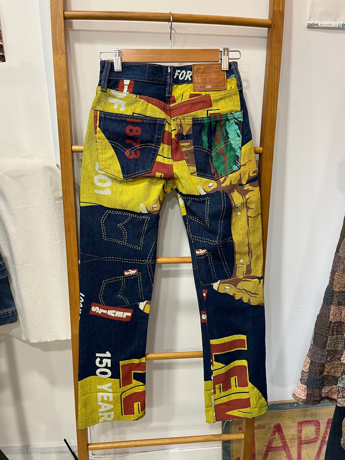 리바이스 501 150주년 배너 데님25인치 상품이미지2