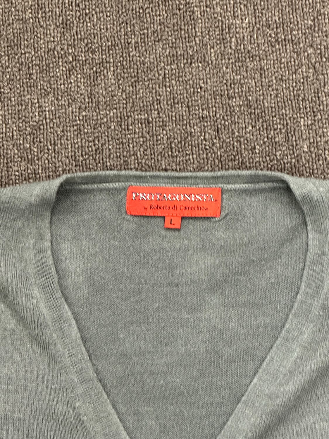 L)Roberta di Camerino vintage 여성 브이넥 가디건 상품이미지5