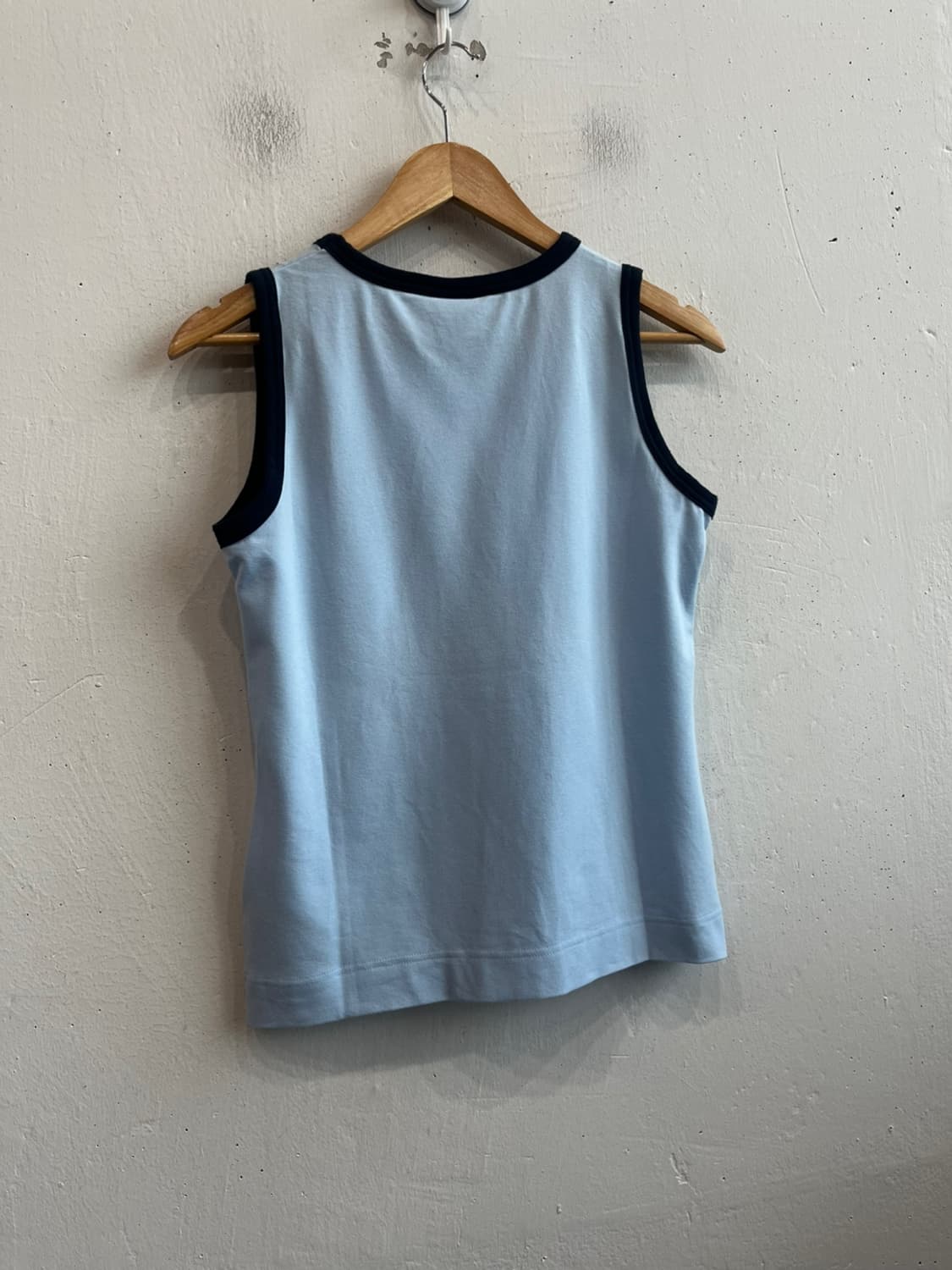 00s 아디다스 재팬 슬리브리스 나시 스카이블루 미사용품  상품이미지3