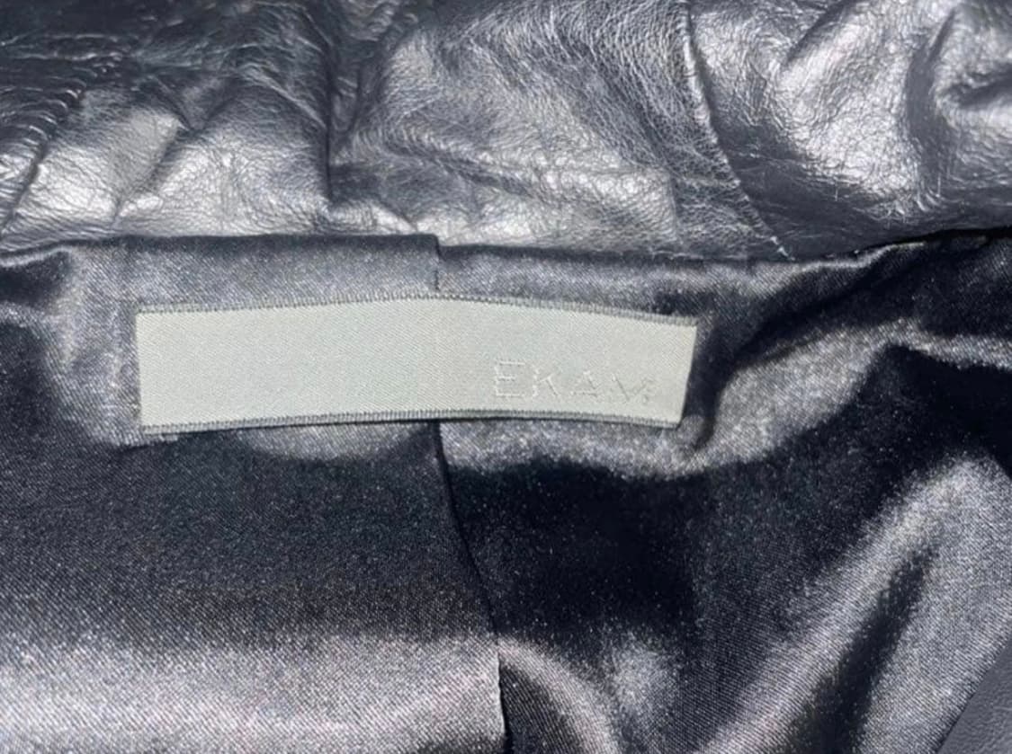 ekam 레더 자켓 후디 상품이미지2