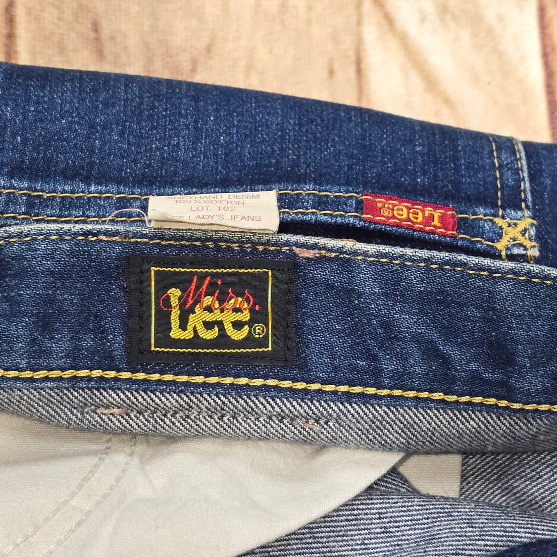 90s 00s 빈티지 일본산 LEE 102 레이디스 데님 28.5인치 상품이미지5