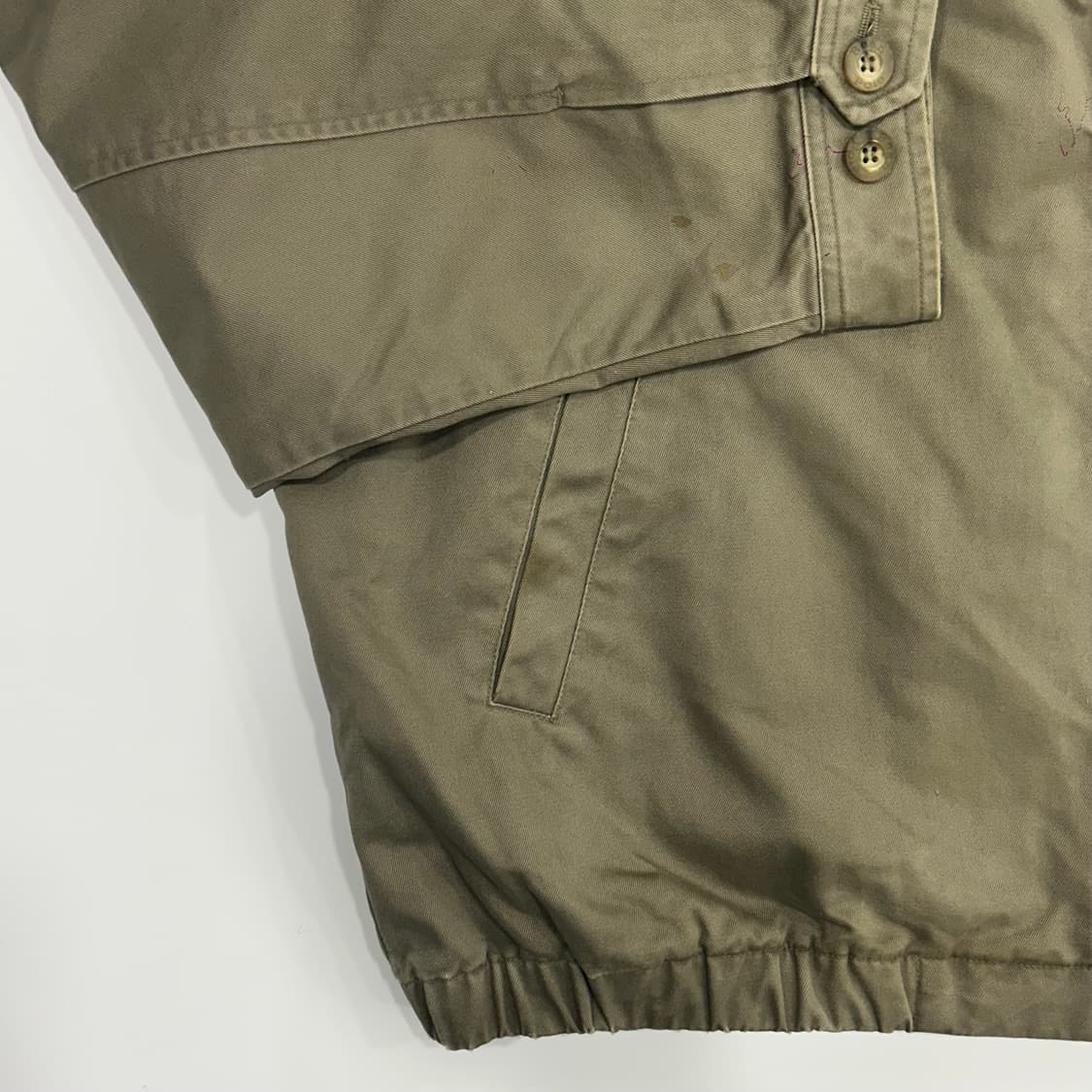 Bean pole 빈폴 카키 로고 딥베이지 블루종 상품이미지6