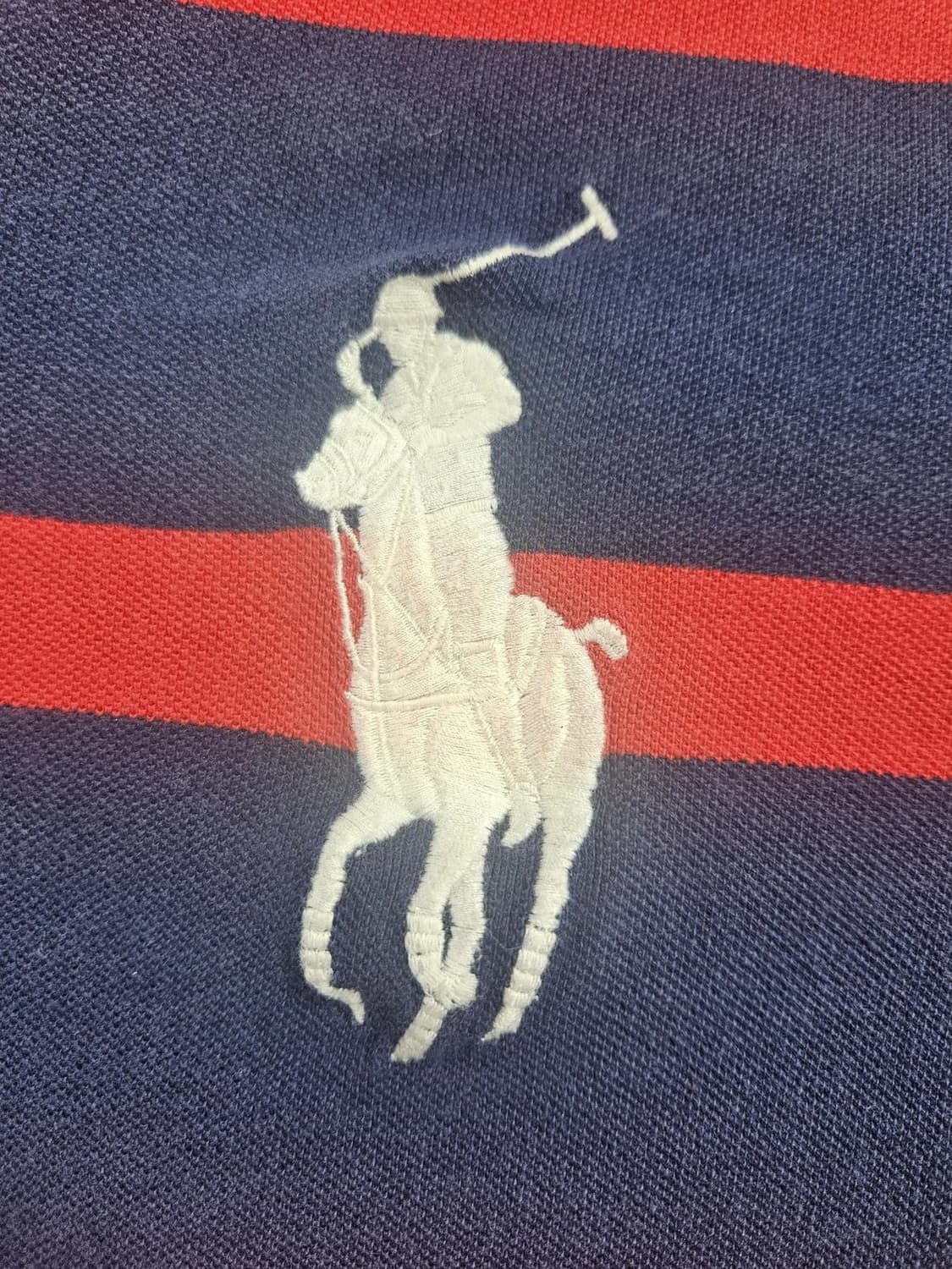 폴로 랄프로렌 빅포니 PRLAC 크레스트 스트라이프 카라티 상품이미지3