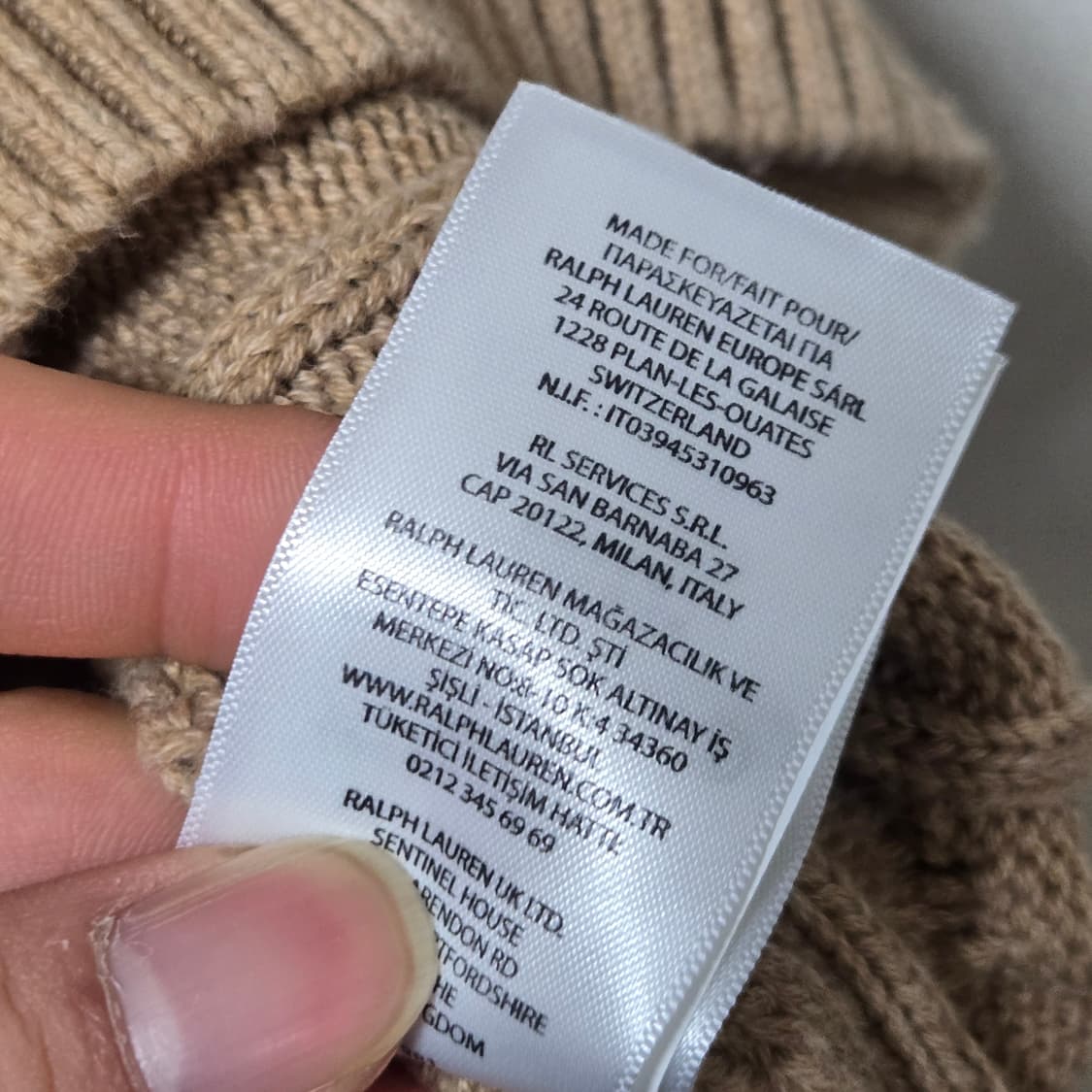 폴로랄프로렌 케이블 니트 / 남성 니트 상품이미지8