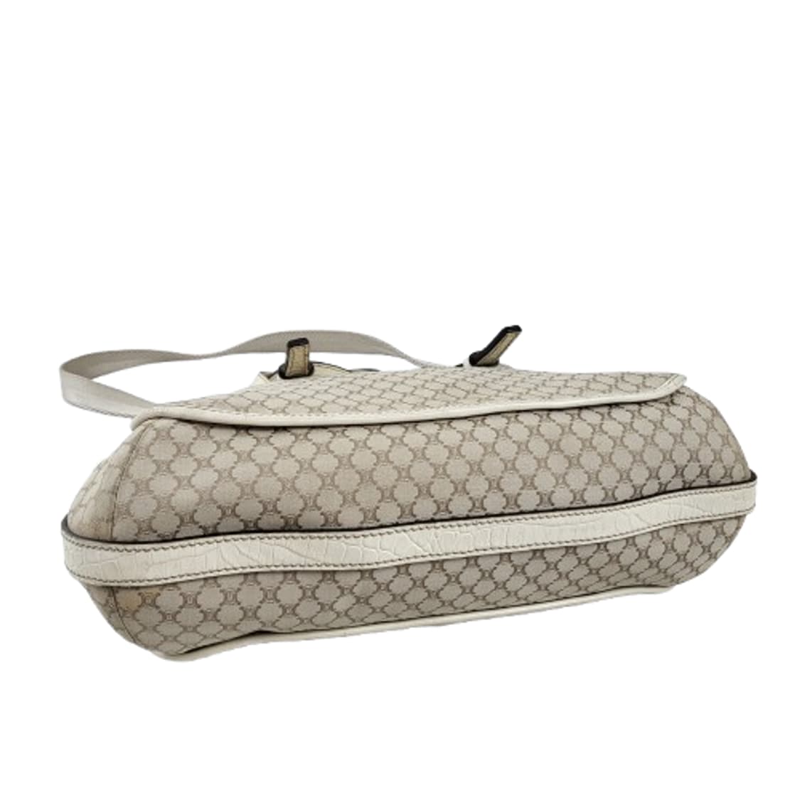 정품 셀린느 마카담 캔버스 & 크록 엠보싱 가죽 숄더백 상품이미지6