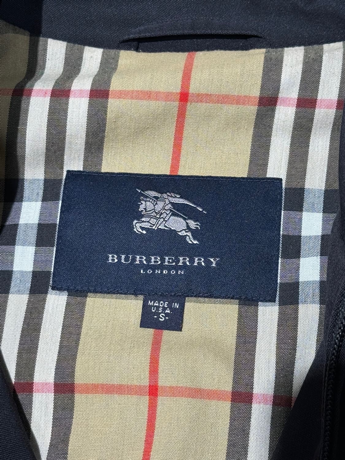 버버리 블랙 클래식 레이온 블루종 자켓 상품이미지7