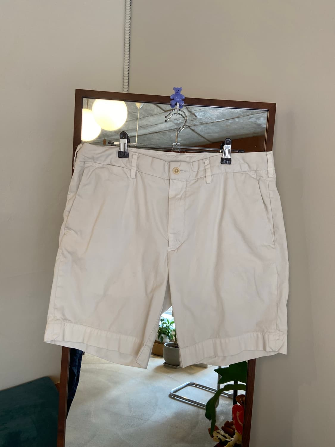폴로 화이트 반바지 상품이미지2