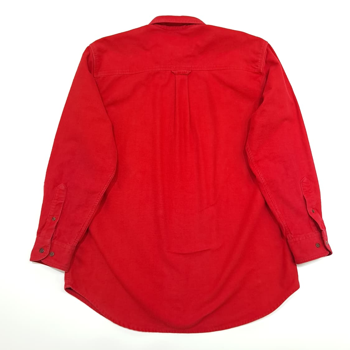 CN930 L 울리치 레드 플란넬 긴팔 셔츠 남방 상품이미지6