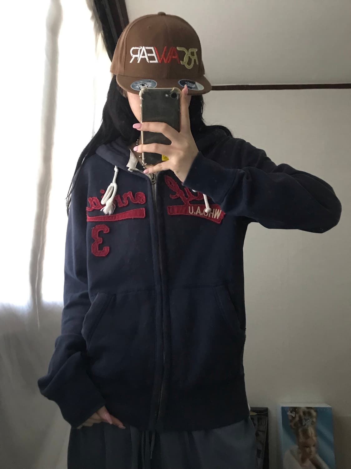 후아유 네이비 후드집업 상품이미지7