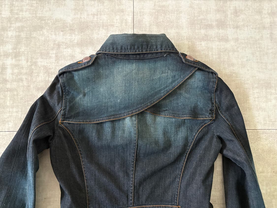 denim long shirt dress 상품이미지4