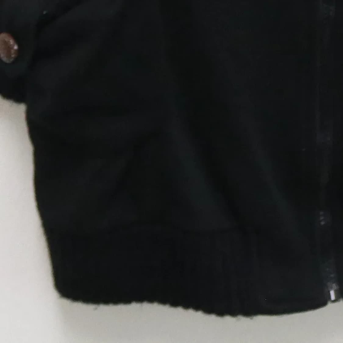 CUTIE BLONDE 블랙 후드 집업 60507 상품이미지4