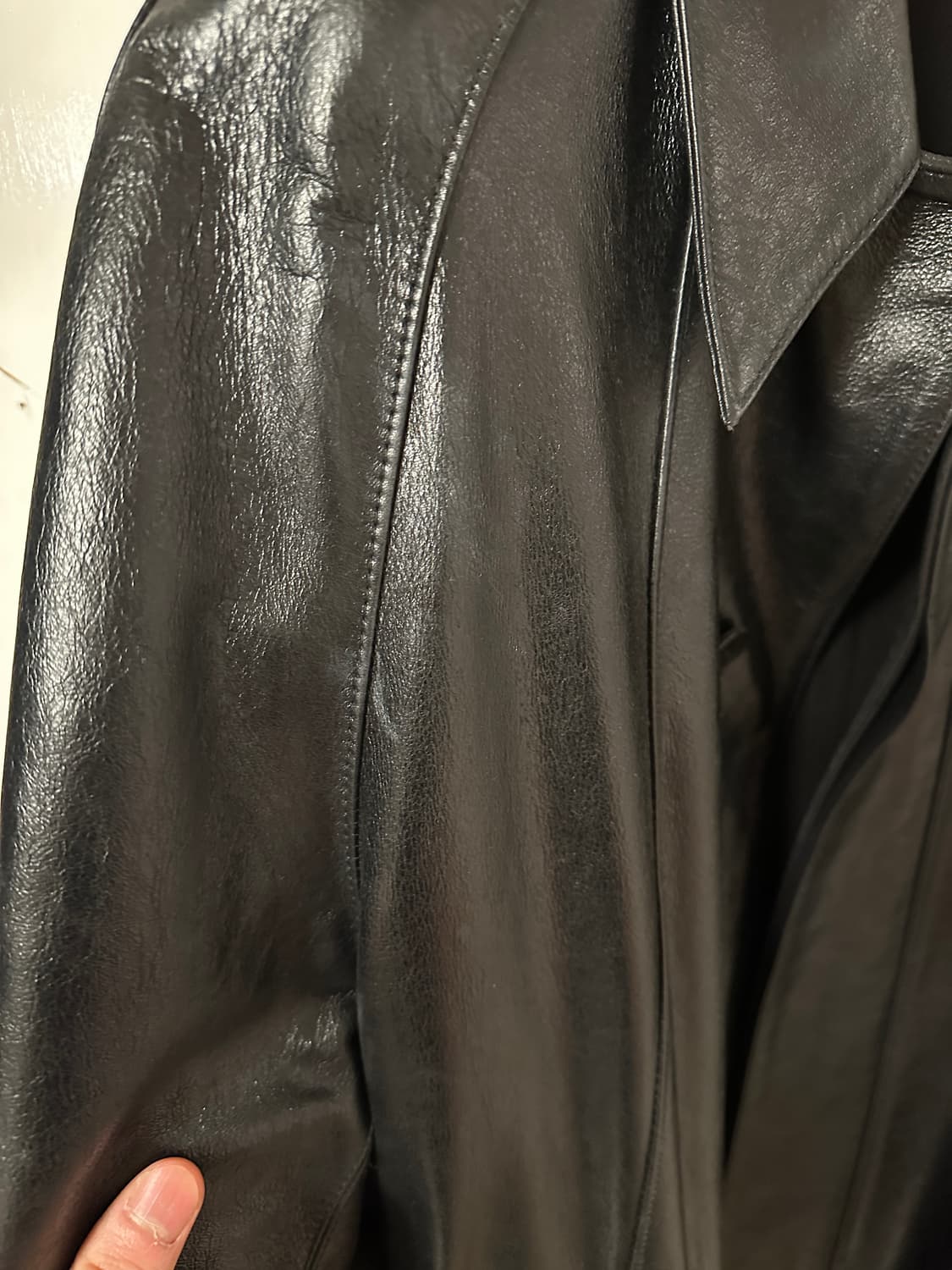 누마레 가죽 코트 상품이미지5