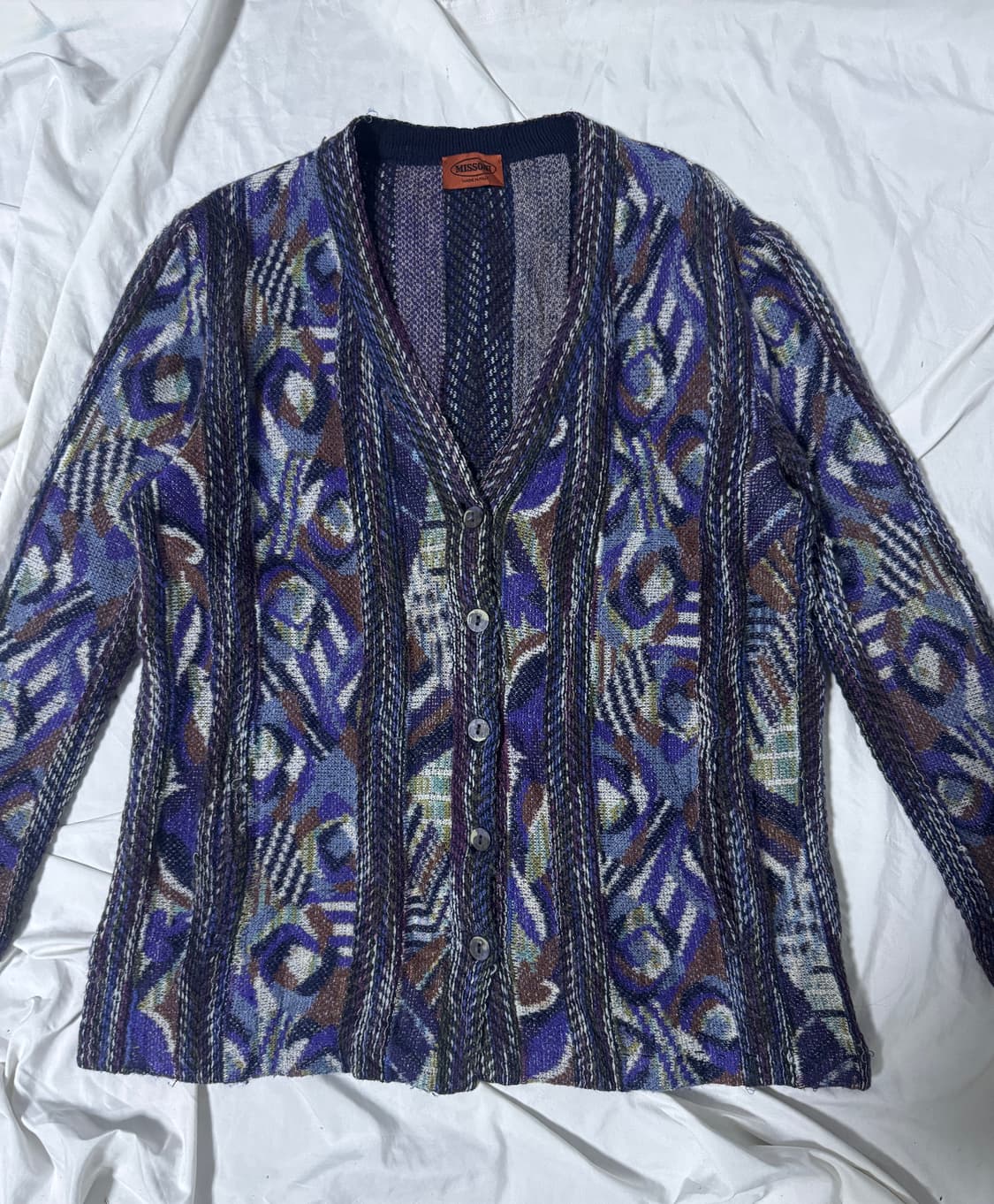 미쏘니 케이블 니트 가디건 상품이미지3