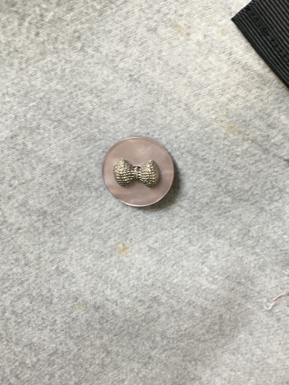 엑시즈팜 그레이 리본 코트 라떼 히메 갸루 러블리 오네 양산형 지뢰계 상품이미지4