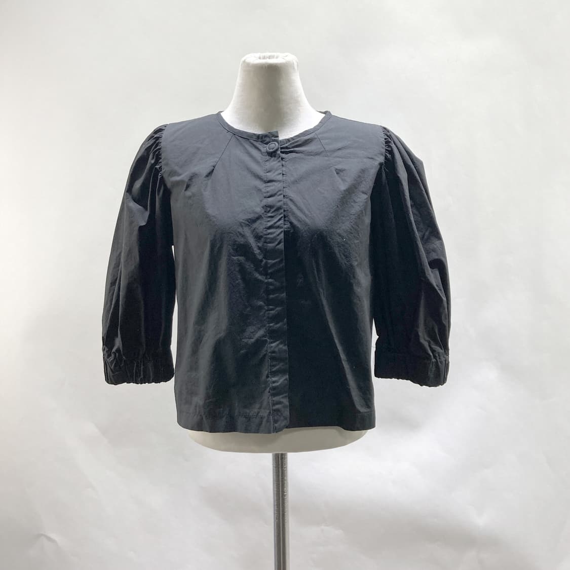 jmenngue 여성 소매7부 숏 블라우스 S 상품이미지1