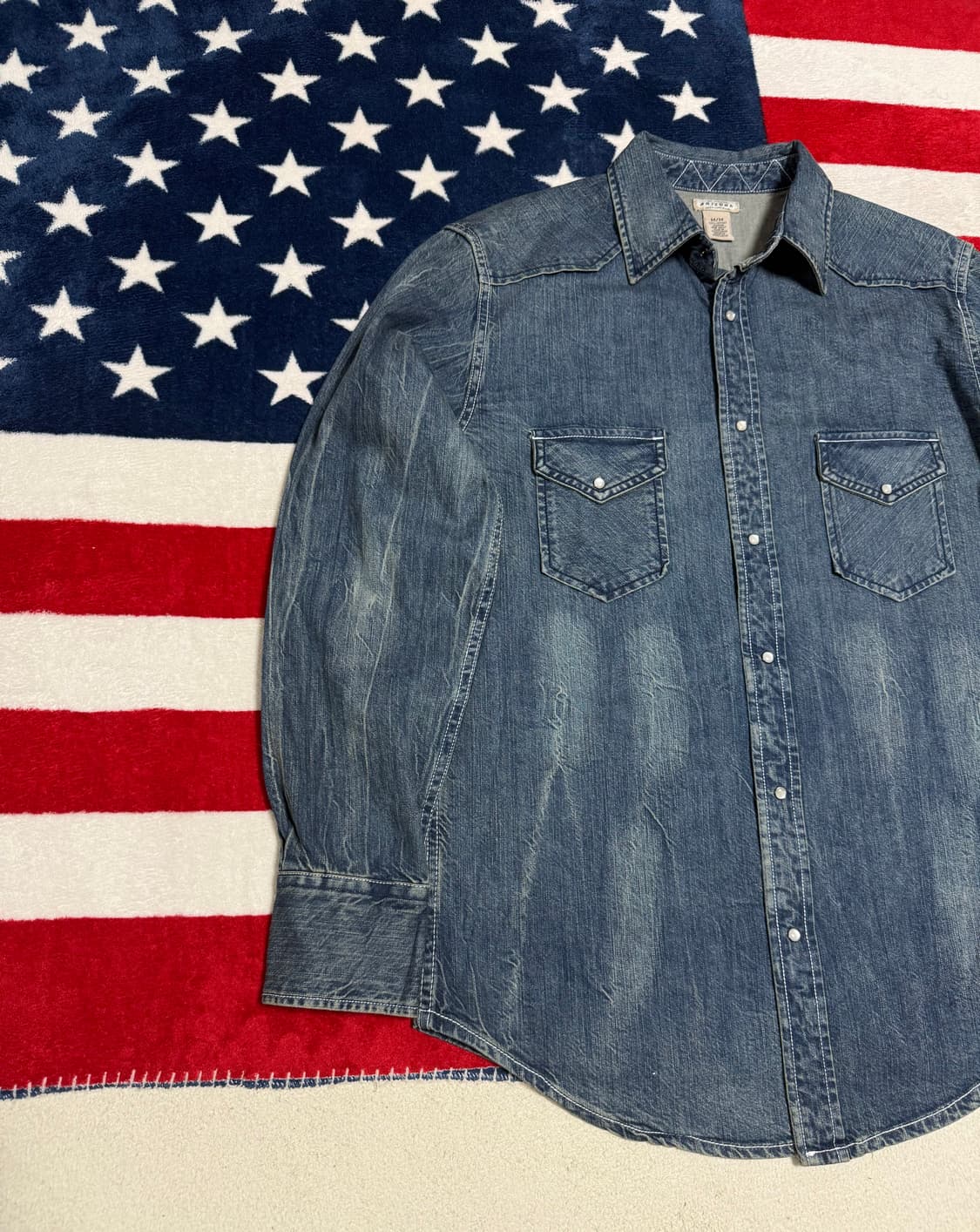 Arizona Jean Company 데드스탁 헤비데님 웨스턴셔츠 빈티지 상품이미지2