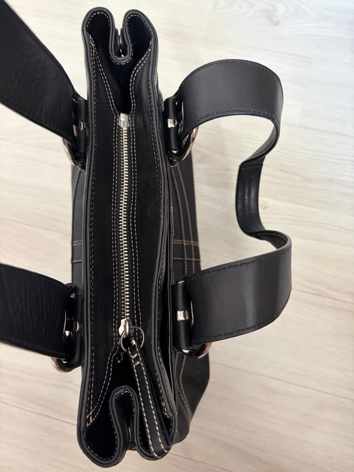 빈티지 코치 소호 레더 숄더백 상품이미지3