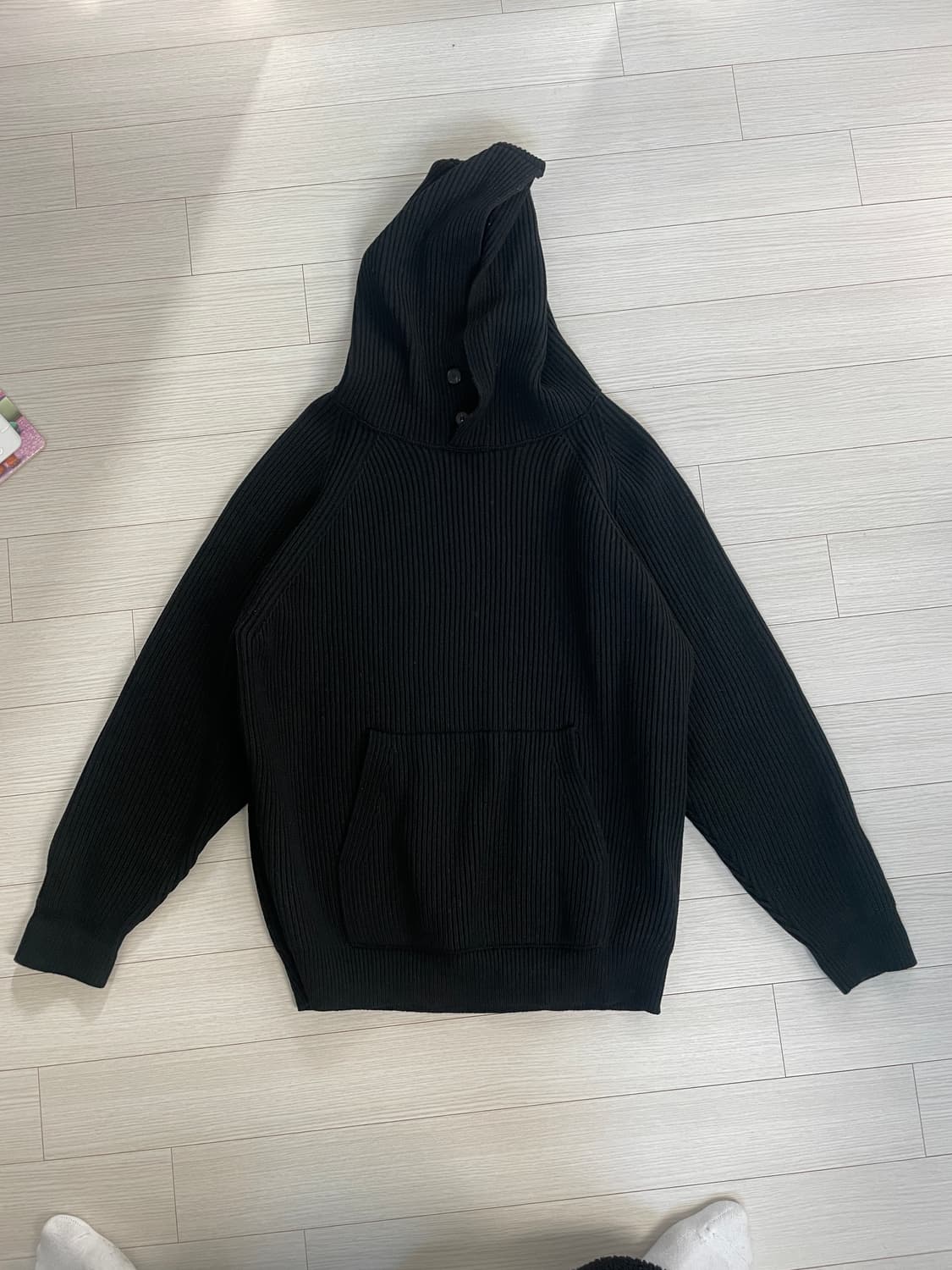 오라리 수퍼파인 울 립니트후드 4사이즈 상품이미지3