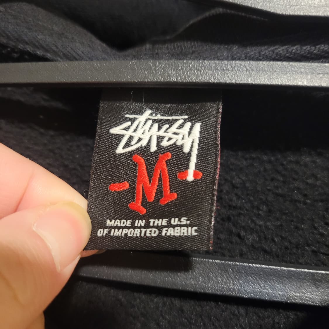 스투시 스컬 후드집업 M 상품이미지6