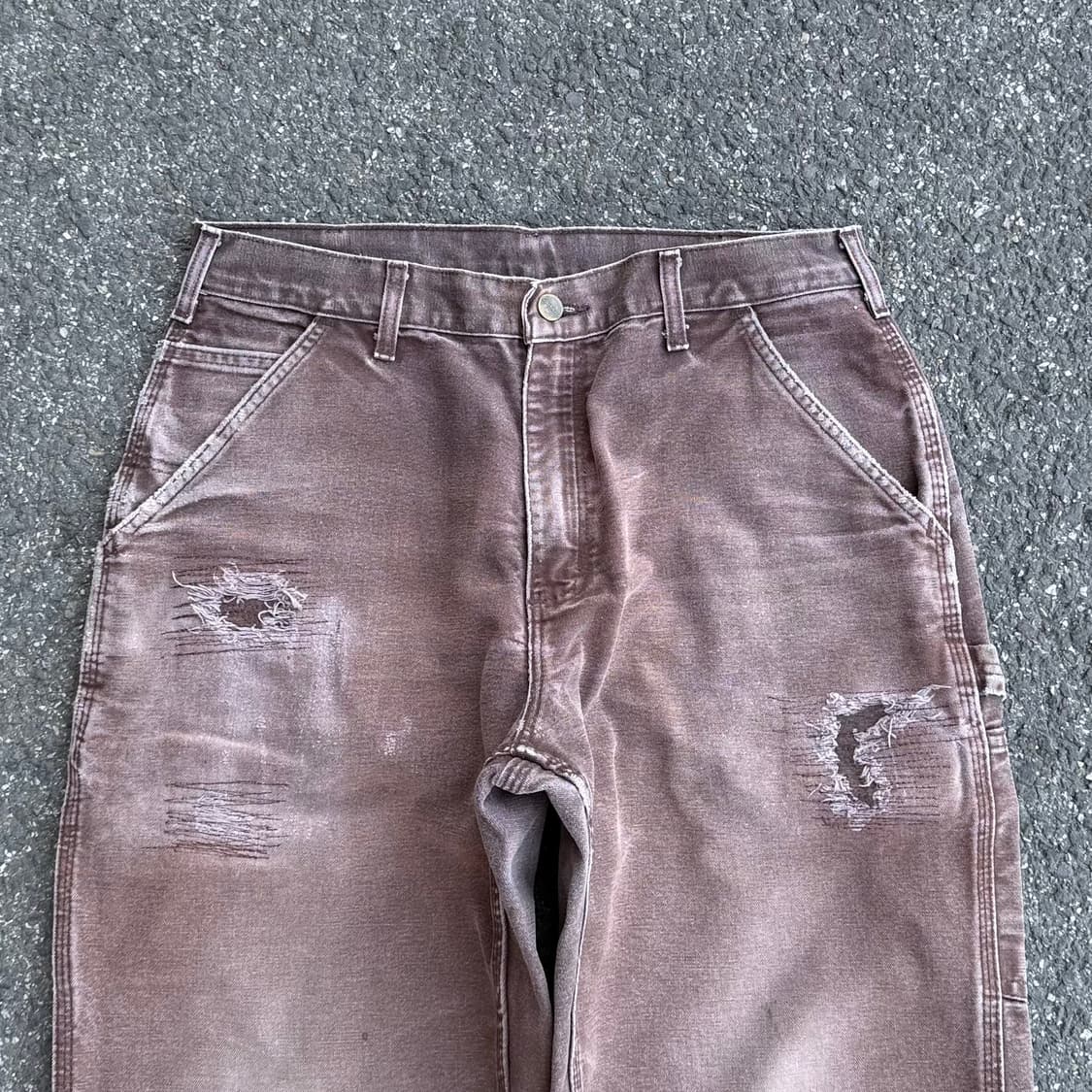 OG 칼하트 B11 DKB 싱글니 카펜터팬츠 상품이미지2