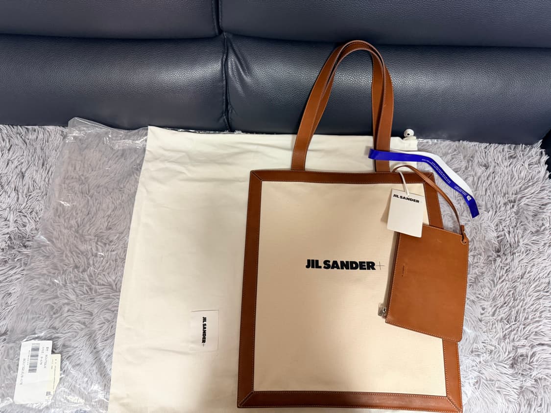 질샌더 로고 캔버스 토트백 / 숄더백 상품이미지3