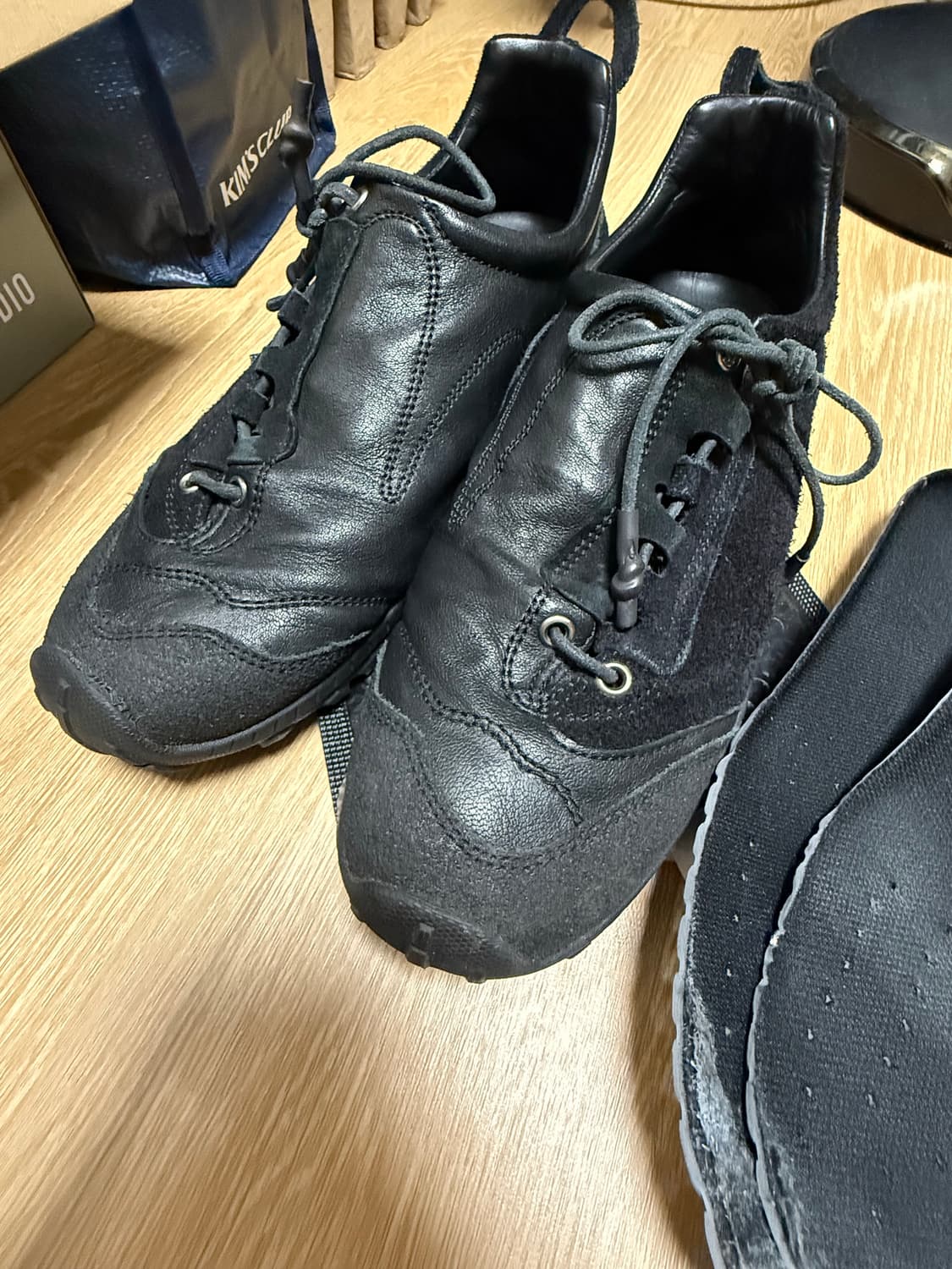 (42) 아워레가시 가베 스텔스 블랙 레더 상품이미지2