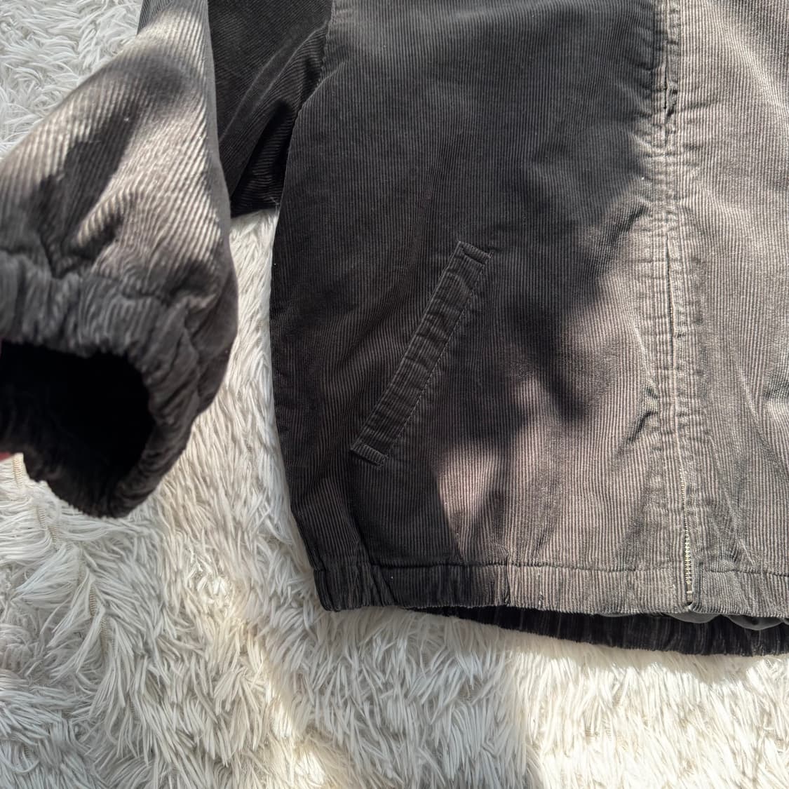 UNIQLO U 일본빈티지 코듀로이 패디드 블루종 유니클로u 벨벳 s 상품이미지6