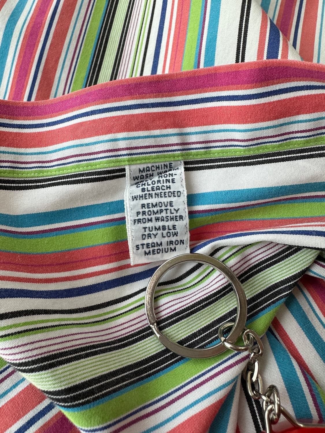 폴로 랄프로렌 멀티 스트라이프 반팔 셔츠 클래식핏 M 상품이미지9