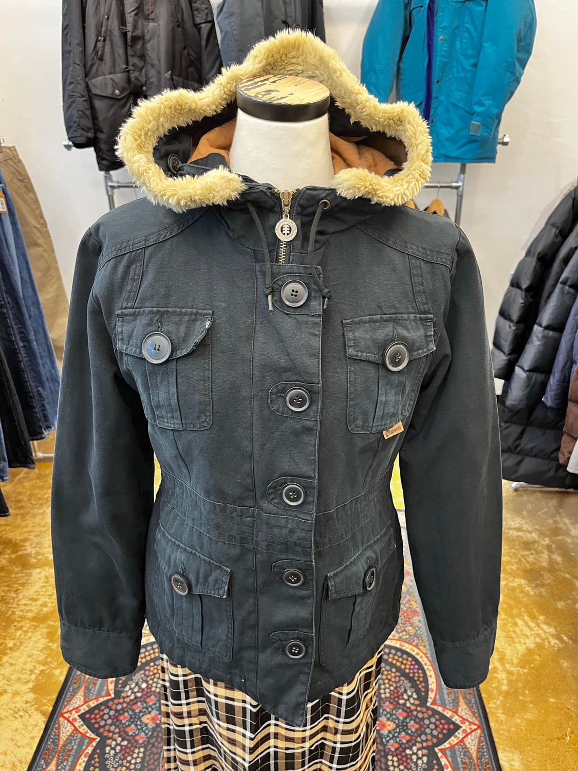 Element 퍼 후드 파카 상품이미지3