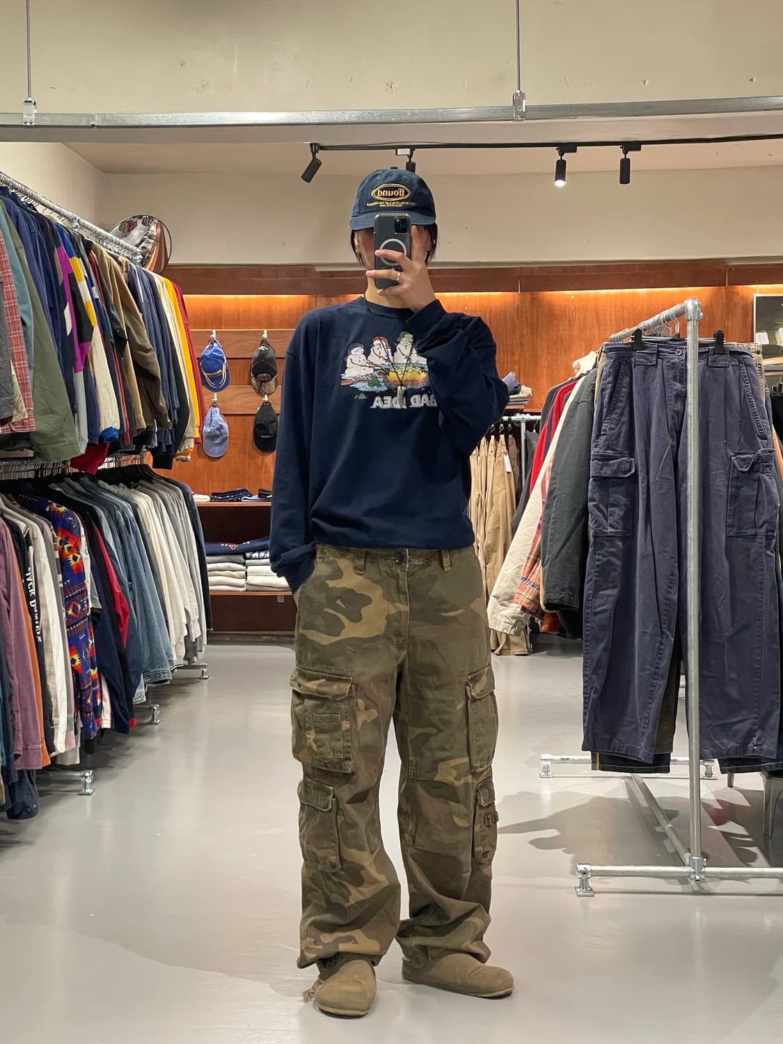 빈티지 y2k 카모플라주 카고 팬츠 상품이미지3