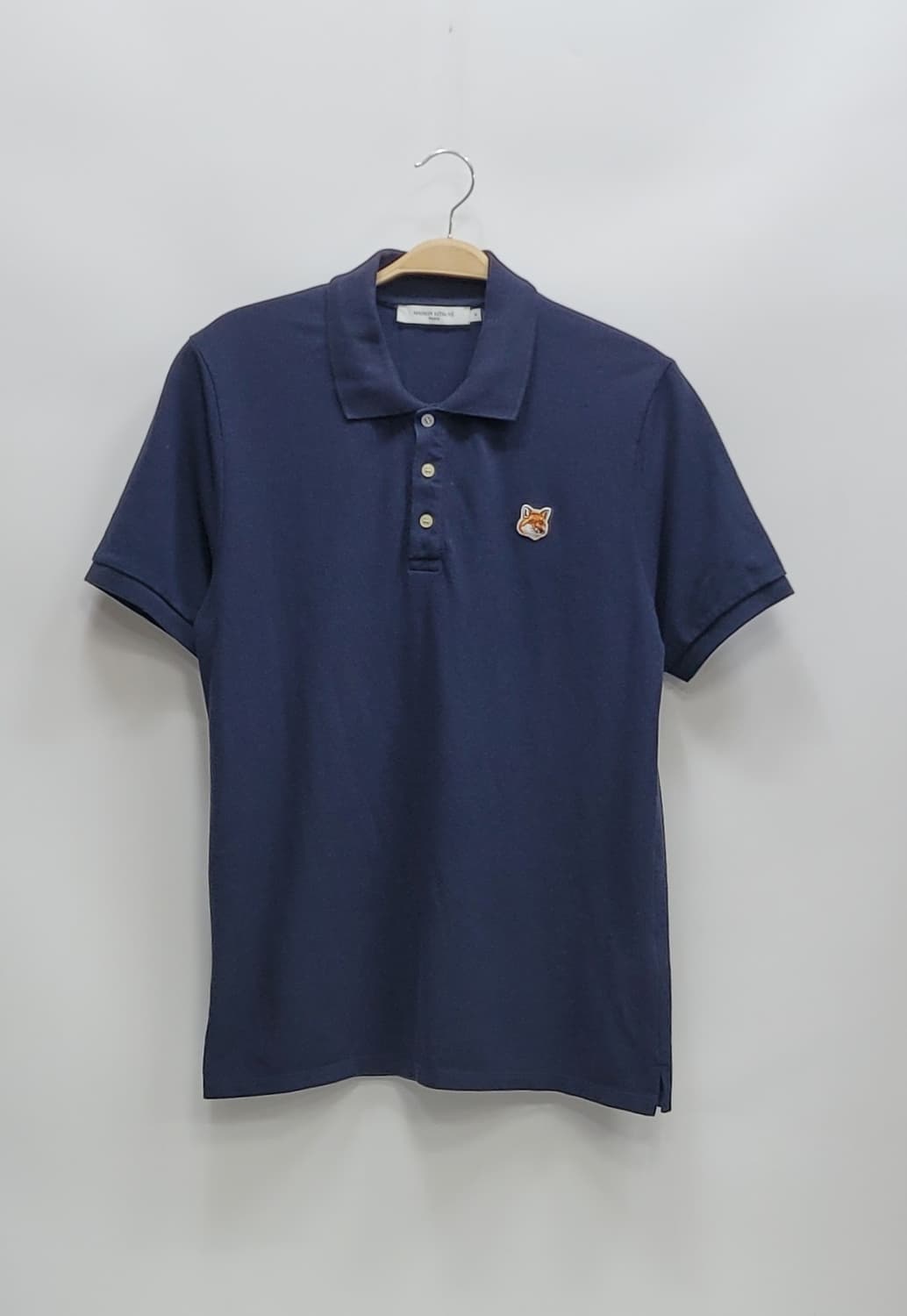 메종키츠네 22SS 폭스 헤드 패치 클래식 폴로 티셔츠 / 남 100  상품이미지1
