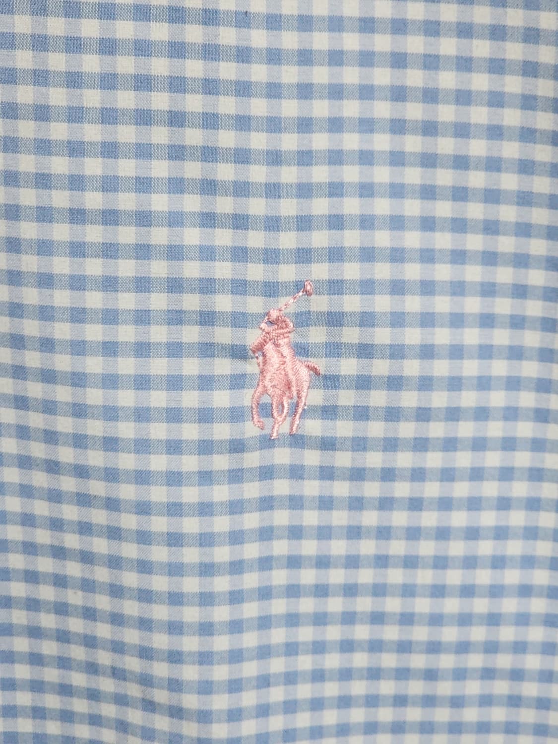 (L) 랄프로렌 폴로 셔츠 체크 남방 로고 캐주얼  상품이미지4