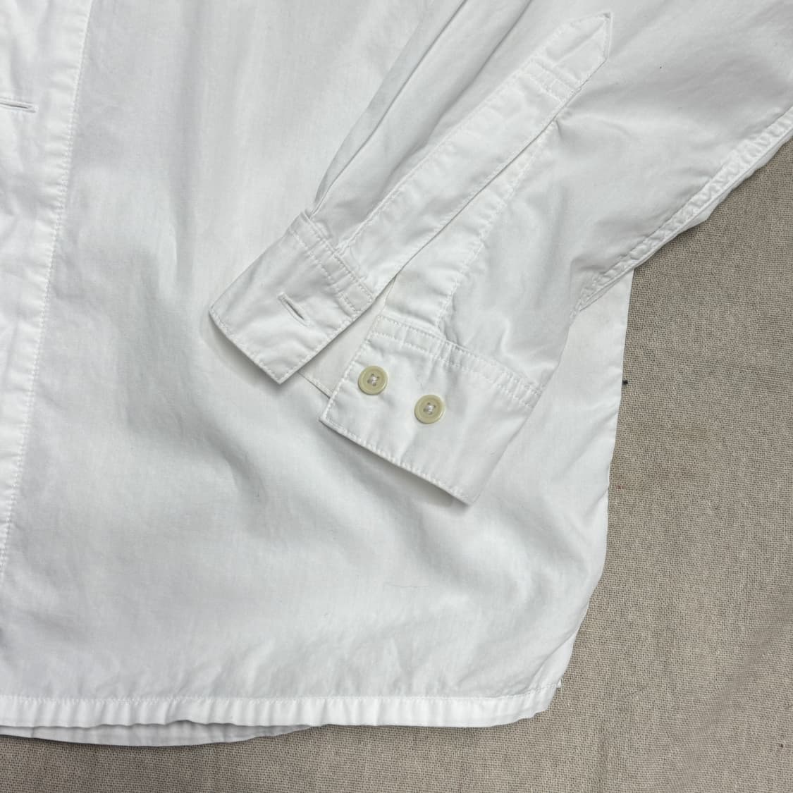 마가렛호웰 포켓 화이트 셔츠 L 상품이미지3