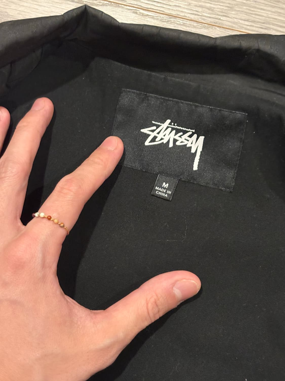 스투시 스무스 스탁 코치 자켓 블랙 (바람막이) 상품이미지3