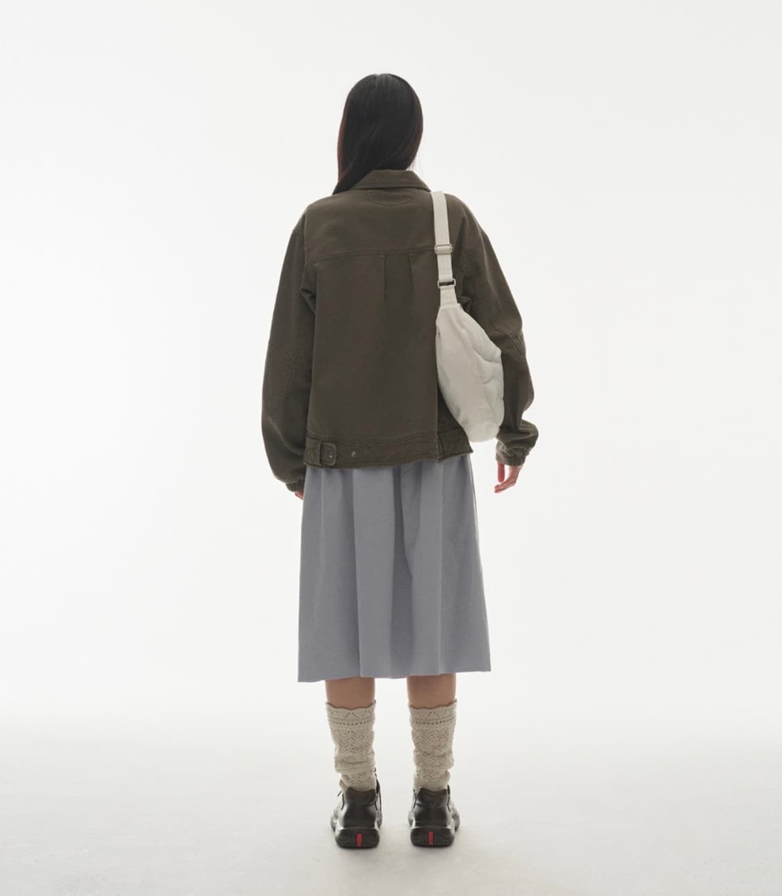 코이세이오 라운드카라 스티치 자켓 코코아 상품이미지3