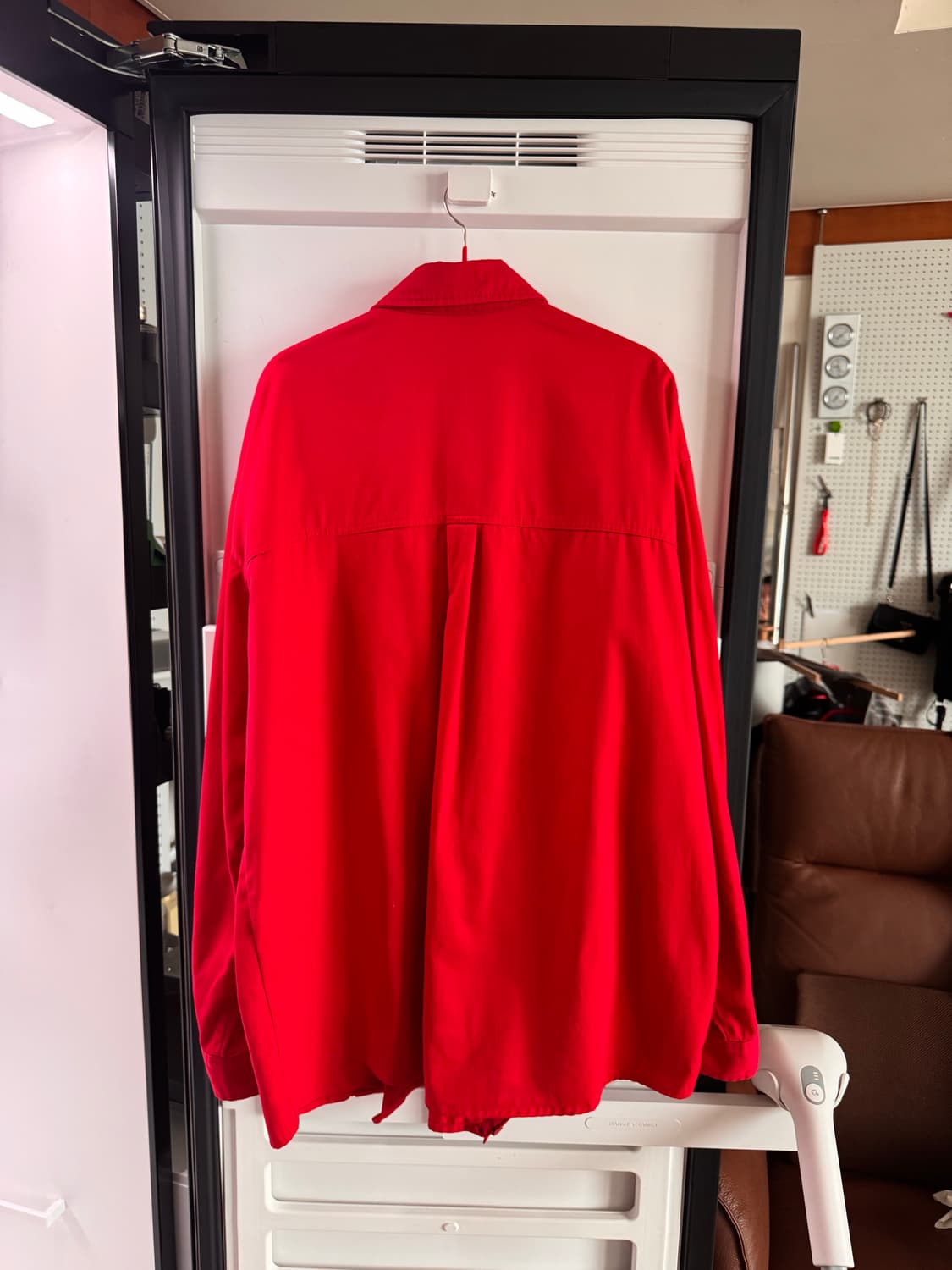 ANITYAIMLORIK MARIGOLD WASHED SHIRT RED 상품이미지7