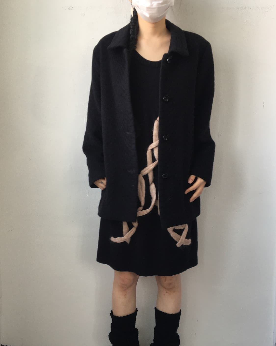 Pattern point coat 상품이미지7