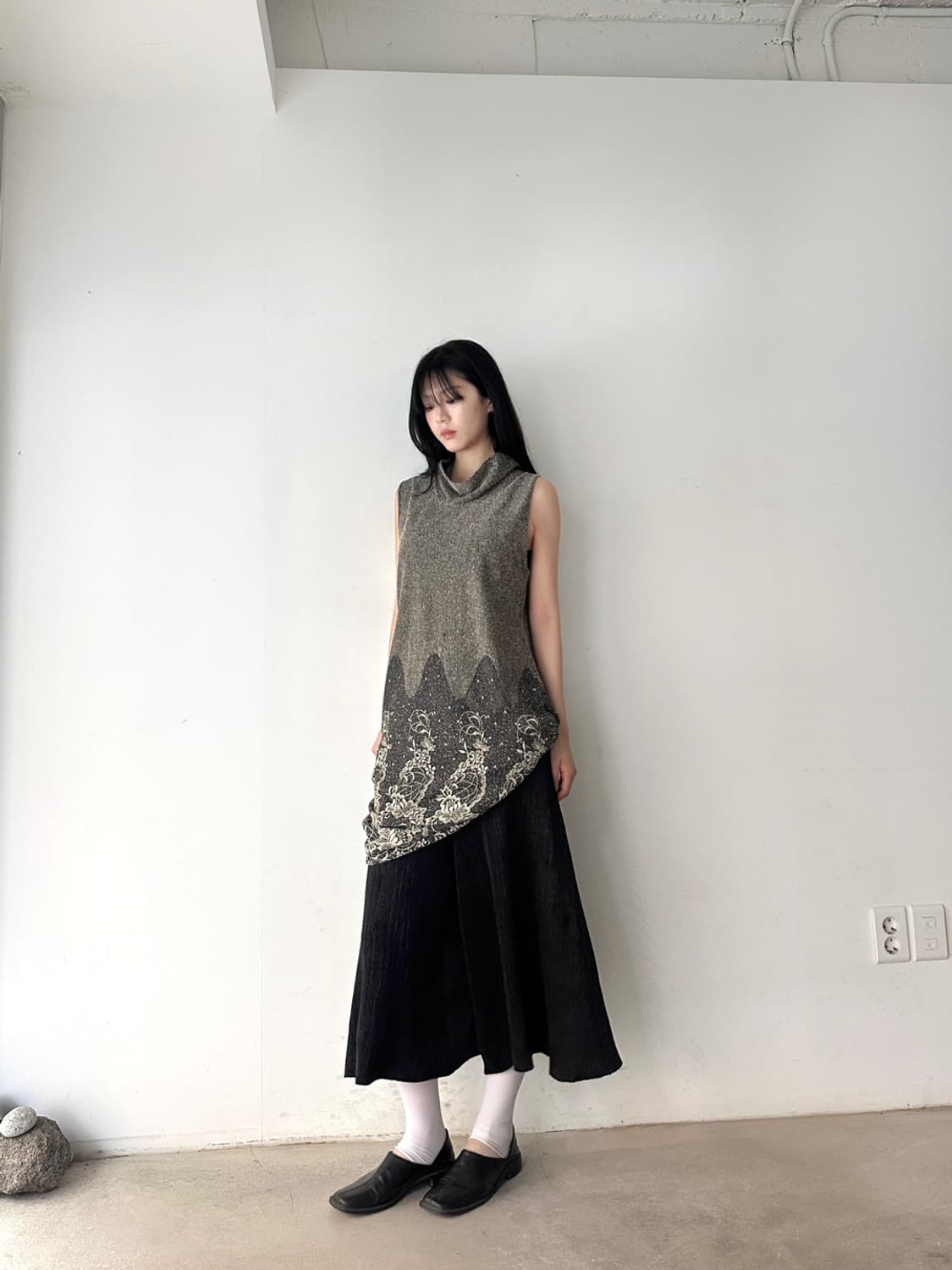 Waist folding pleats pants 상품이미지7