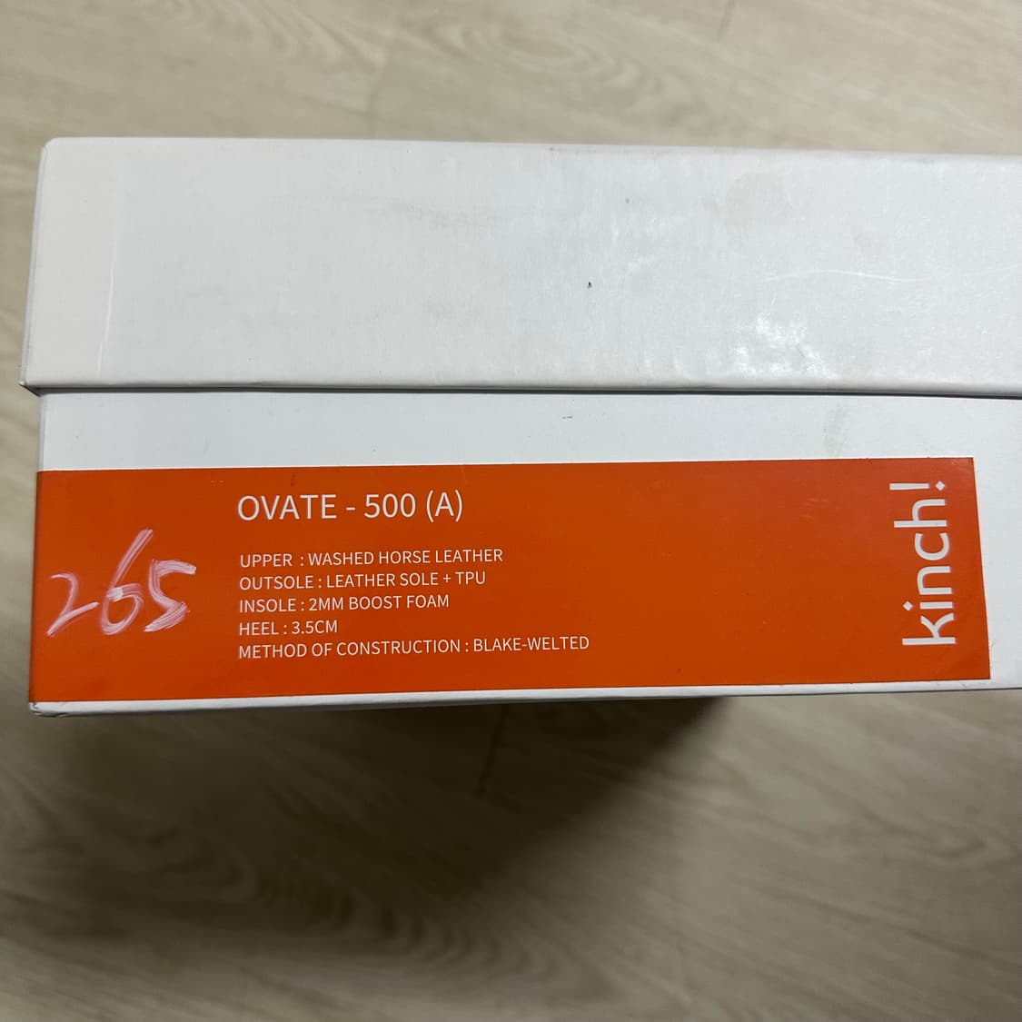 OVATE - 500 (a) / BLACK 265 사이즈 상품이미지6