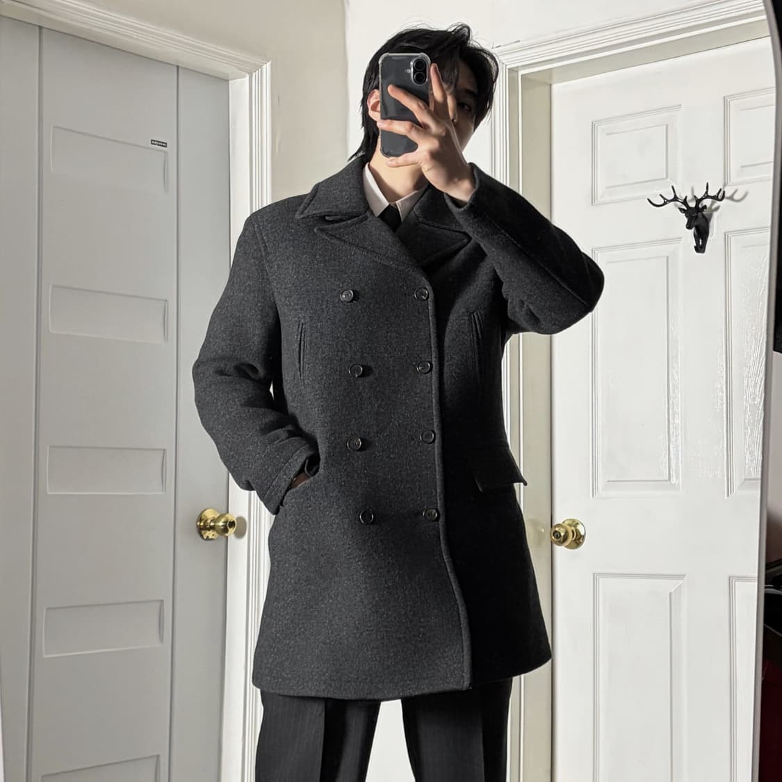 Asterr. 하이넥 코트 상품이미지2