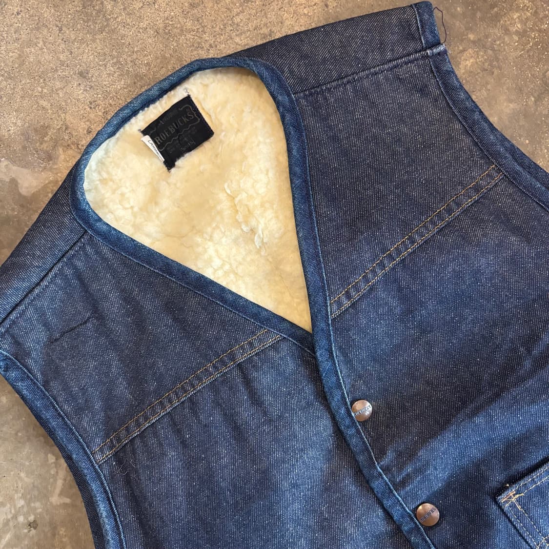 미국 시어스 쉐르파 데님 베스트 상품이미지4