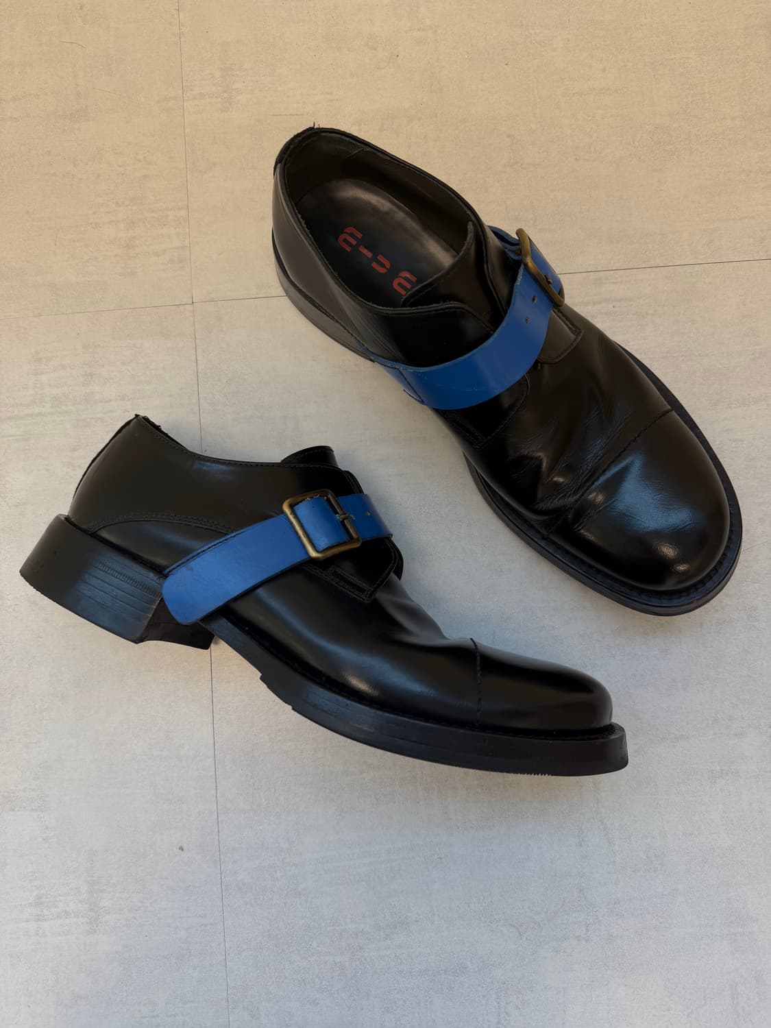 2000s 미우미우 벨크로 더비슈즈 상품이미지2