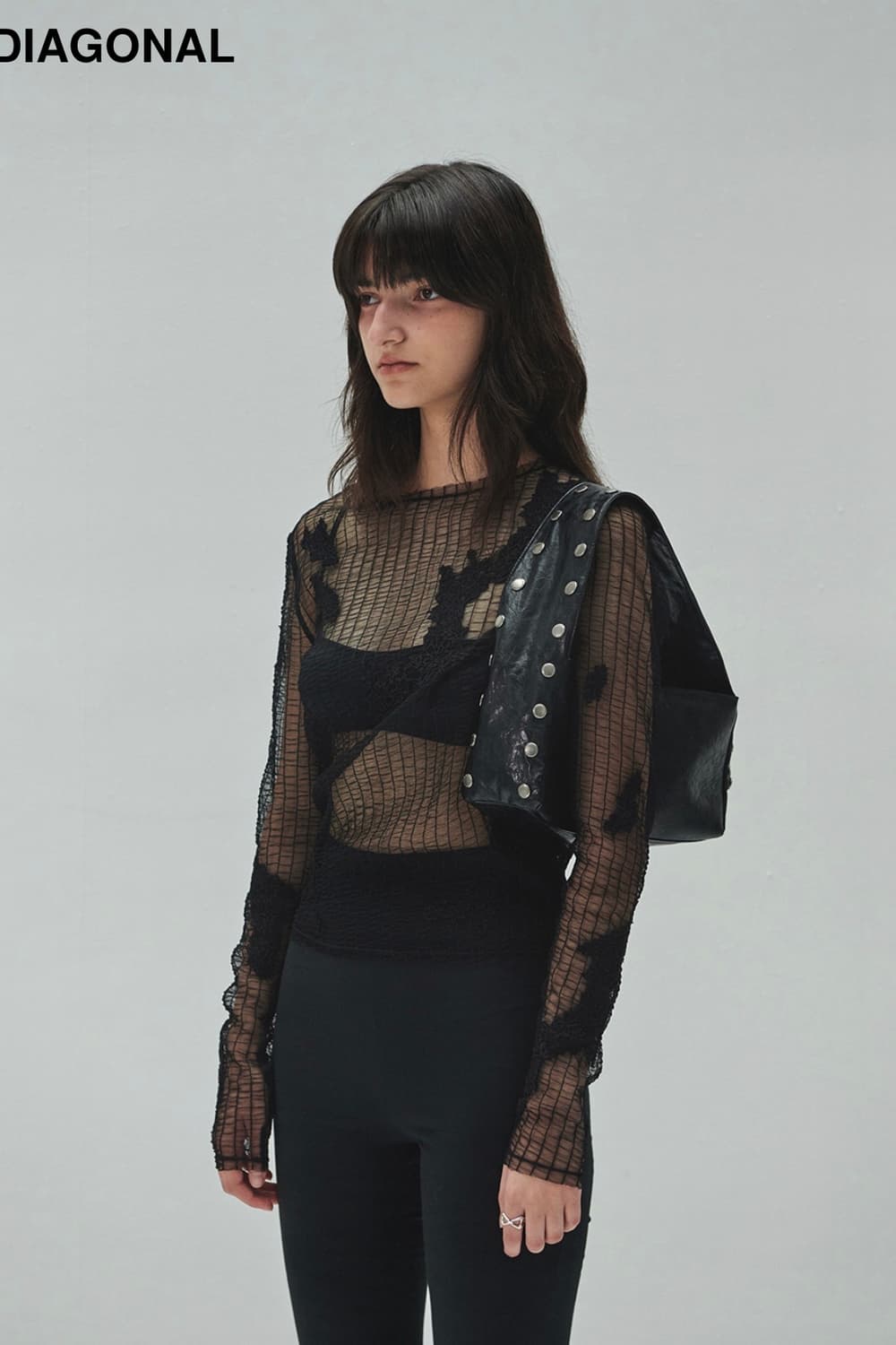 DIAGONAL 펑키 와이드 스트랩 백 상품이미지1