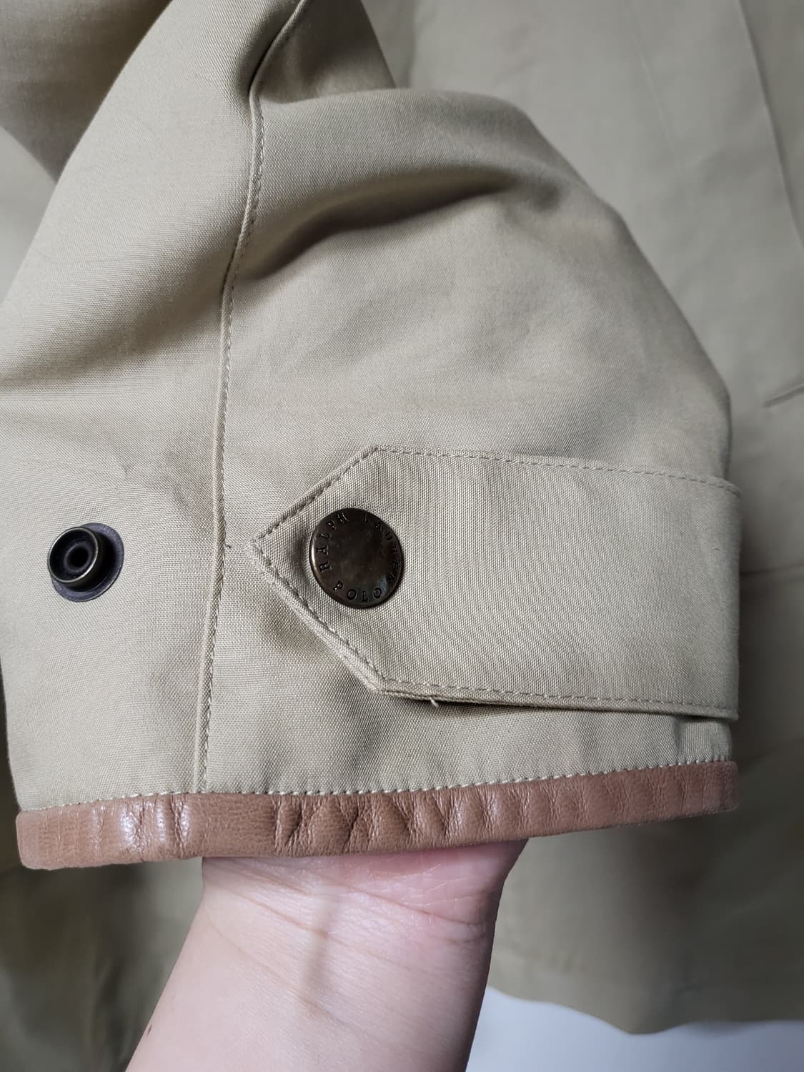 폴로랄프로렌 가죽배색 트렌치코트  상품이미지7